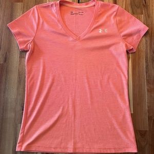 Under Armour V-Neck Shirt - Orange (S)